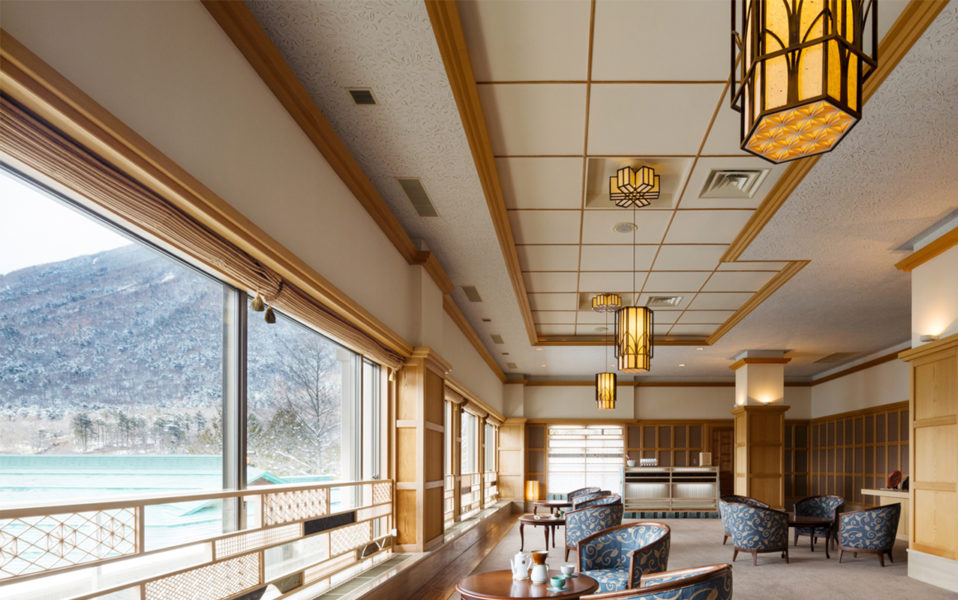 Hoshino Resort KAI Nikko Lounge and Library 栃木の伝統工芸によるリノベーション